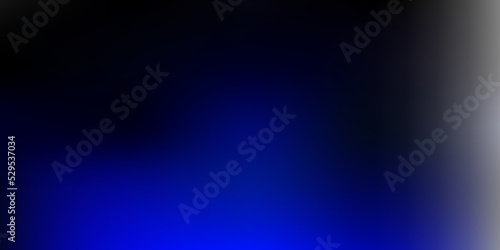 Dark blue vector blurred template.