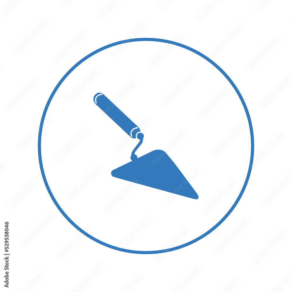 Gardening tool trowel shovel icon | Circle version icon | Gardening tool trowel shovel icon | Circle version icon |