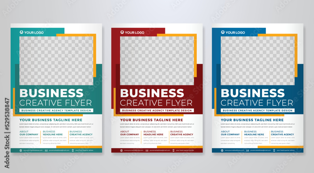 set of business flyer template design with abstract concept and minimalist layout set of business flyer template design with abstract concept and minimalist layout