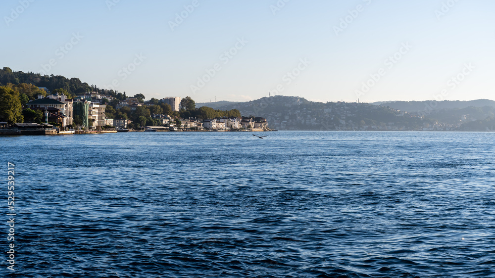 Yenikoy district Istanbul Turkey Bosphorus houses Yenikoy district Istanbul Turkey Bosphorus houses