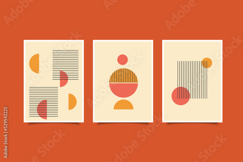 abstract boho contemporary wall art collection