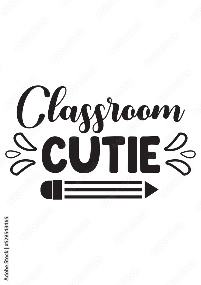 Fototapeta premium CLASSROOM CUTIE