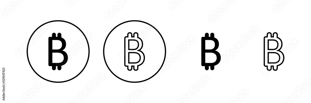 Bitcoin icon vector. bitcoin sign and symbol. payment symbol. cryptocurrency logo Bitcoin icon vector. bitcoin sign and symbol. payment symbol. cryptocurrency logo