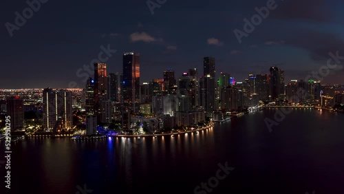 Wallpaper Mural Miami Hyperlapse at night Torontodigital.ca