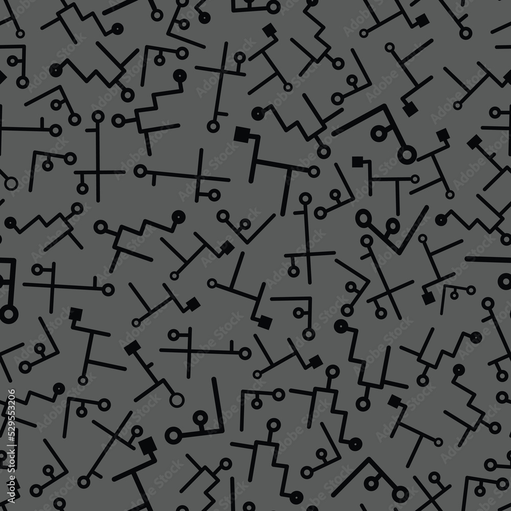 Technology computer programming motherboard circuit repeating pattern background - grey and black Technology computer programming motherboard circuit repeating pattern background - grey and black