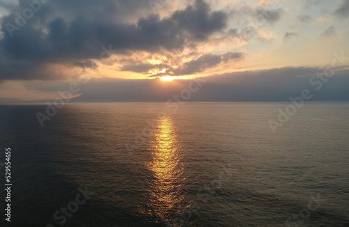 Beautiful sunrise at the beach.