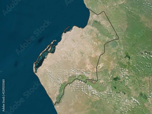Luanda, Angola. Low-res satellite. No legend