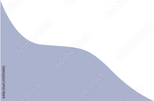 Aesthetic Corner Design Shape Vector. Wavy Corner Border Shape Design.