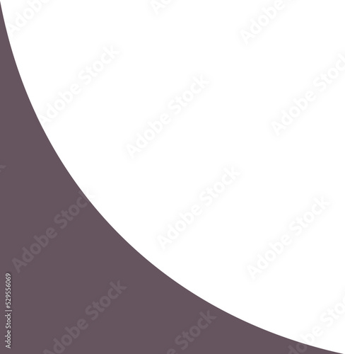 Aesthetic Corner Design Shape Vector. Wavy Corner Border Shape Design.