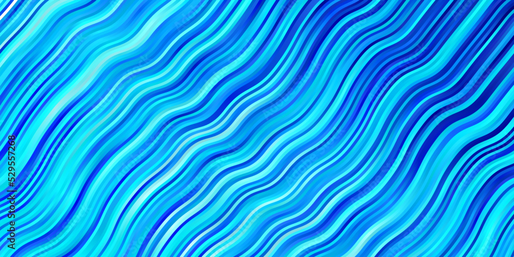 Light BLUE vector background with bent lines. Light BLUE vector background with bent lines.