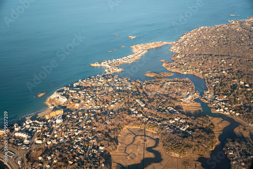 aerial view of the city photo