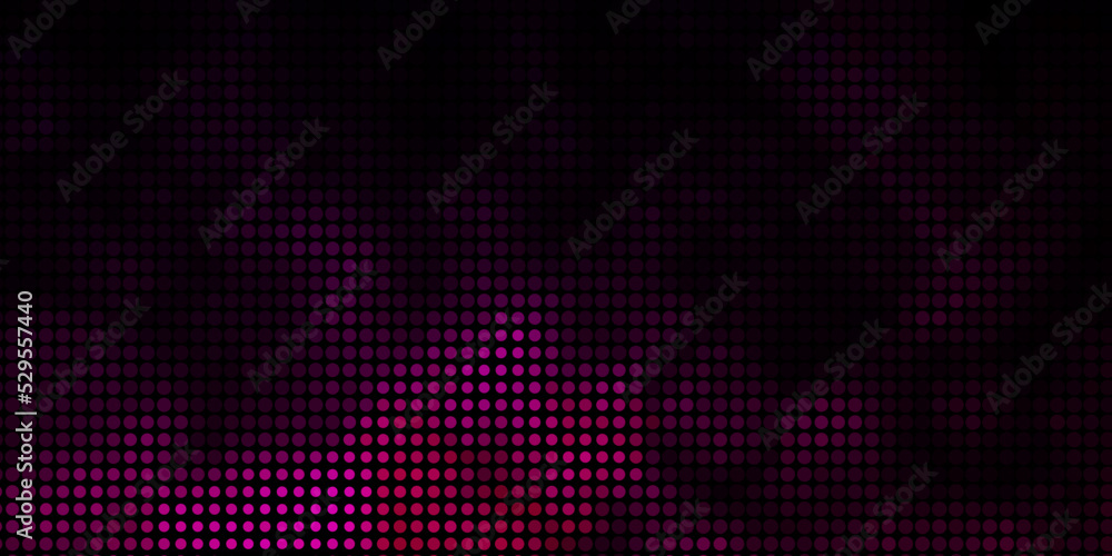 Dark Pink vector background with spots.