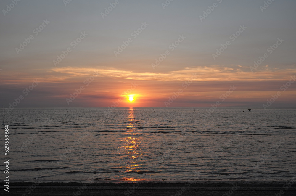 Obraz premium Sunset Landscape on the Beach