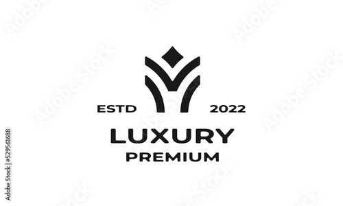 Luxury Logo Template With Badge Concept