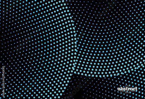 sphere shape with particle neon blue contrast data technology comunication background can be use for website cover brochure template advertisement poster banner package design vector eps.