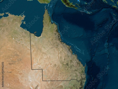 Queensland, Australia. Low-res satellite. No legend