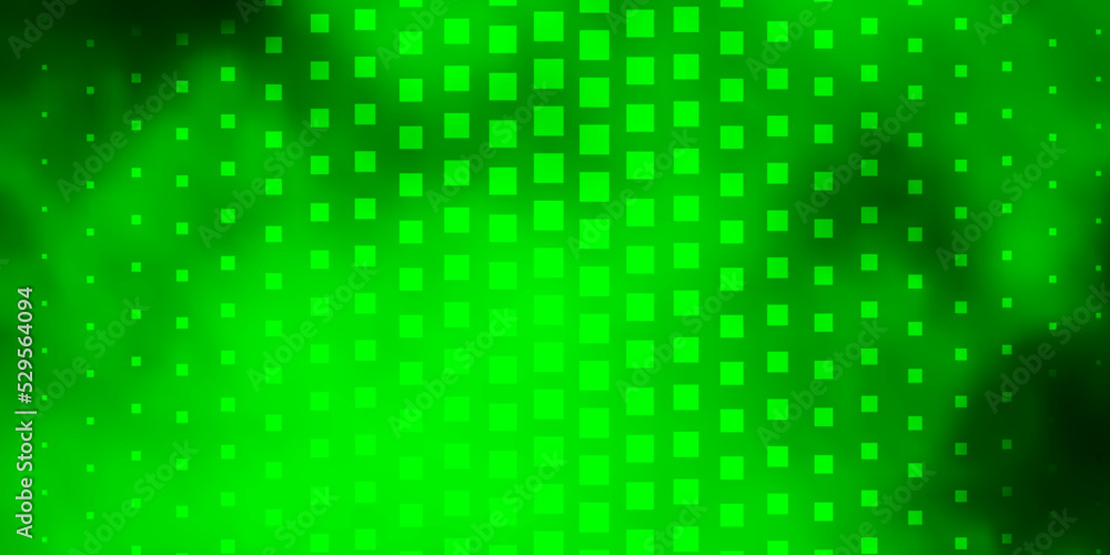 Light Green, Red vector pattern in square style.