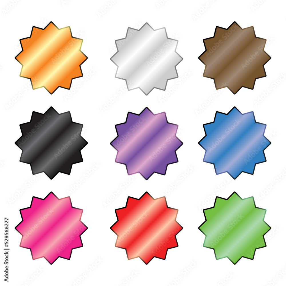 gradient achievement empty medal vector design element gradient achievement empty medal vector design element