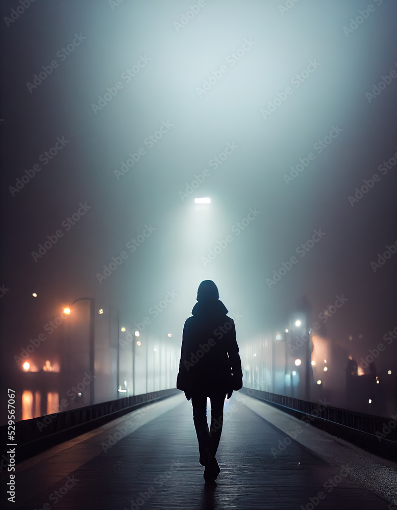 A street at midnight A street at midnight