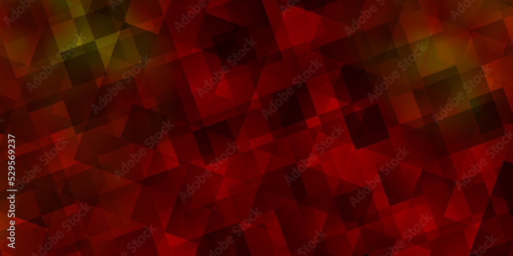 Light Orange vector template with crystals, triangles. Light Orange vector template with crystals, triangles.