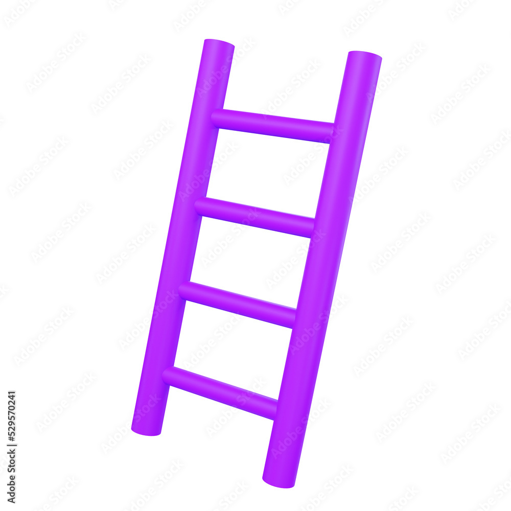 3d rendering ladder isolated simple 3d rendering ladder isolated simple