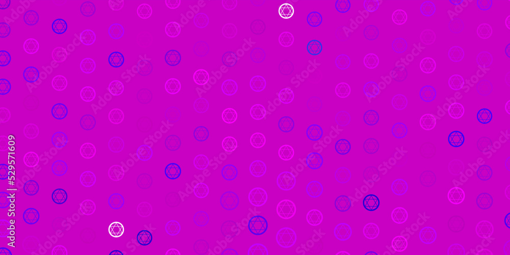 Light Pink vector background with occult symbols. Light Pink vector background with occult symbols.