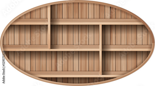 Wooden shelves mock up empty shelf design 