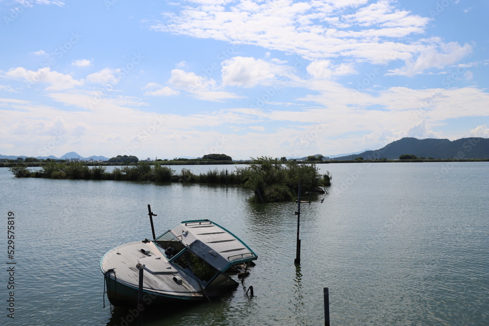 Fototapeta premium 湖畔の風景