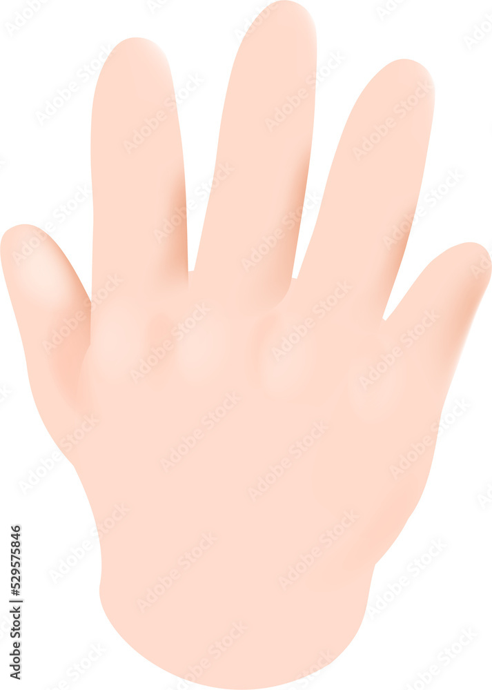 Sign language hand signal 3d PNG Sign language hand signal 3d PNG