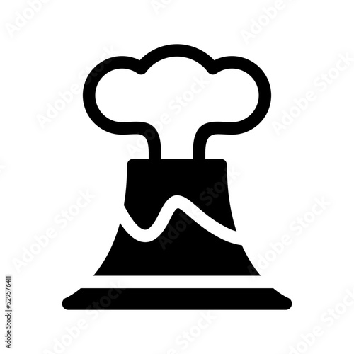 Volcano Icon Vector Symbol Design Illustration