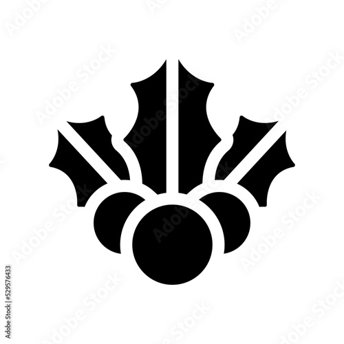 Mistletoe Icon Vector Symbol Design Illustration