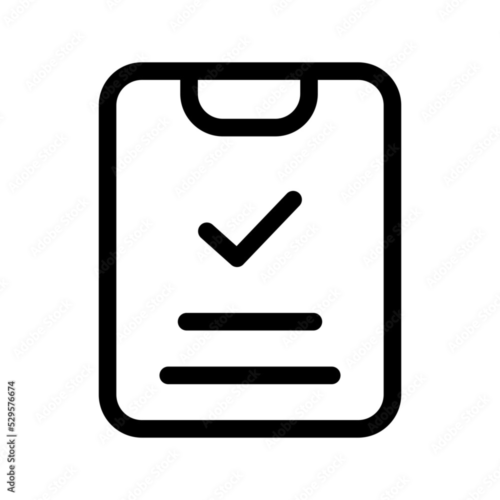 Checklist Icon Vector Symbol Design Illustration Checklist Icon Vector Symbol Design Illustration