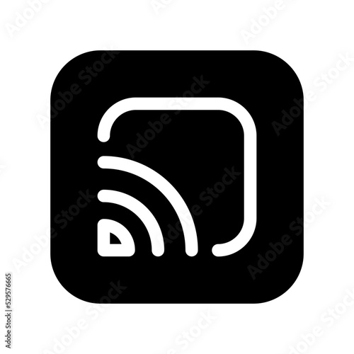 Cast Icon Vector Symbol Design Illustration