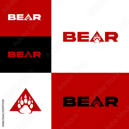 Wordmark Bear scratch mountain A