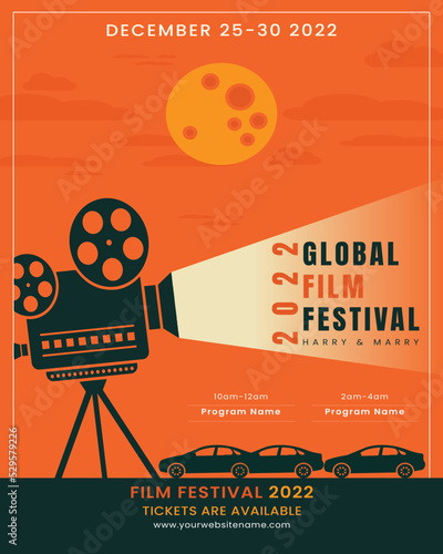 Film Festival Poster Design Movie Poster Movie Flyer Festival Flyer Festival Flyer Festival Poster 