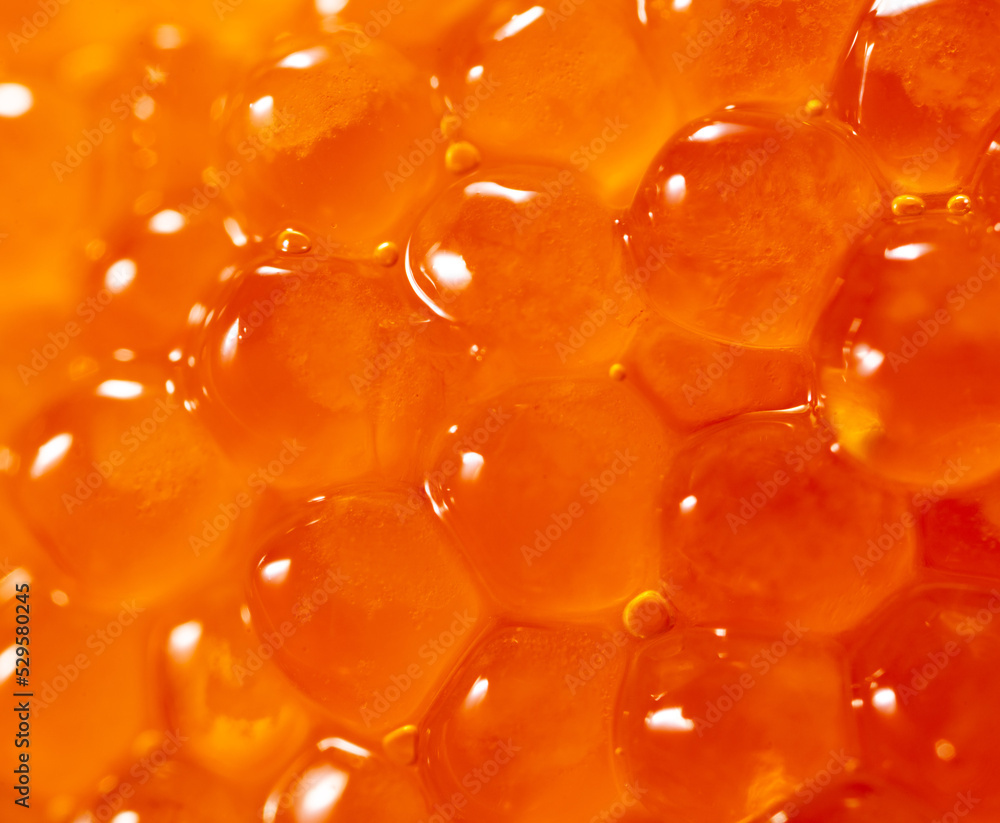 Red caviar as an abstract background. Red caviar as an abstract background.