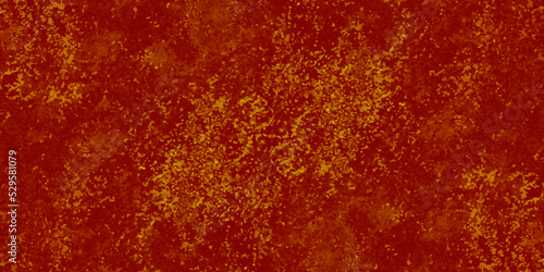 Abstract red and yellow background, bright and grainy Closeup of red glaze background with stains, Red aged grainy messy grunge texture, decorative red paper texture, red marble pattern with grunge.