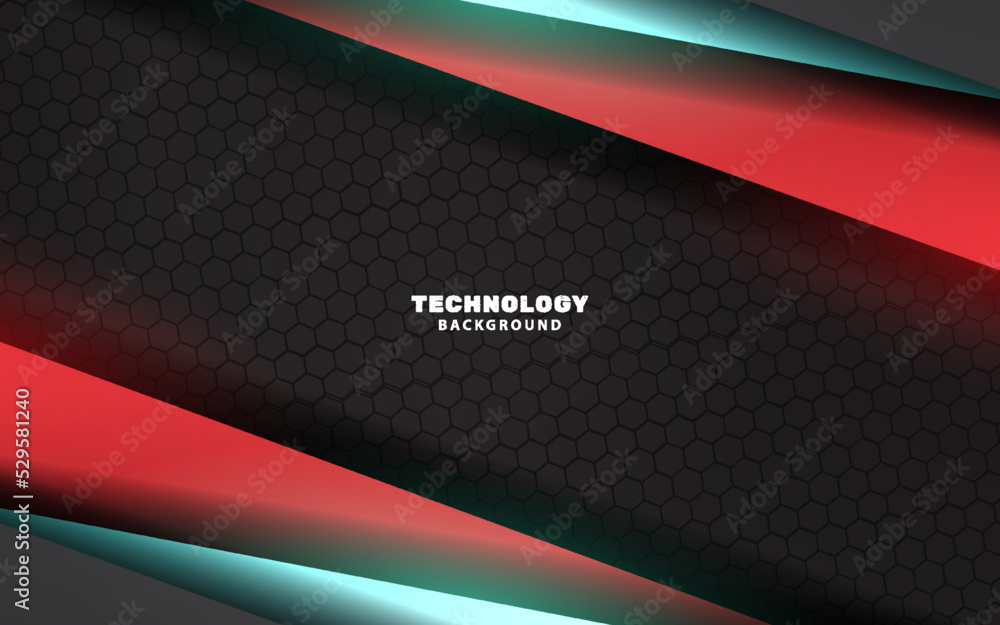 Abstract modern technology background banner Abstract modern technology background banner