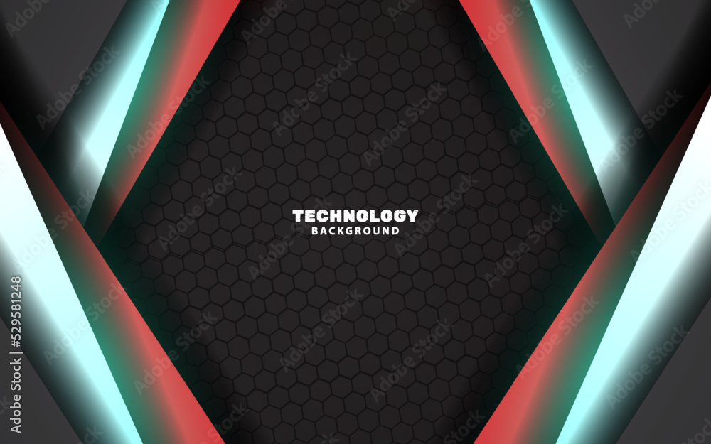 Abstract modern technology background banner Abstract modern technology background banner