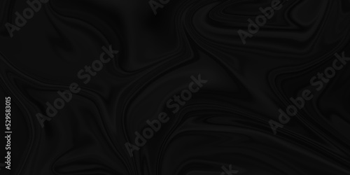 Abstract background with black satin silk background. Soft wavy folds of delicate shiny fabric. High resolution natural wool or jersey black texture. Grunge silk texture satin velvet material . photo