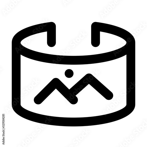 360 View Icon Line