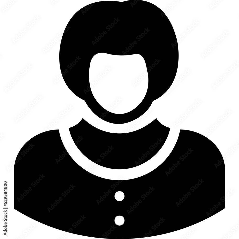 Lady Vector Icon Lady Vector Icon
