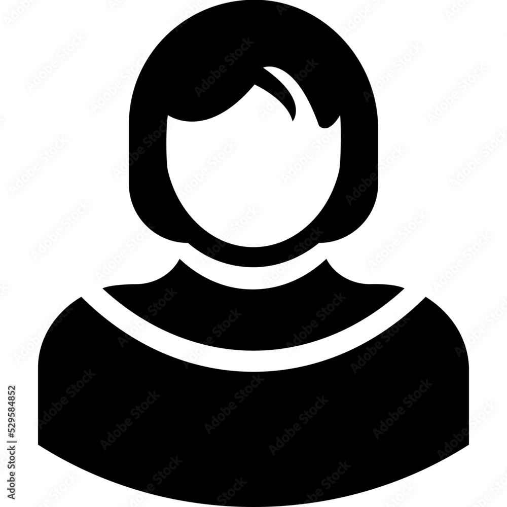 Lady Vector Icon Lady Vector Icon