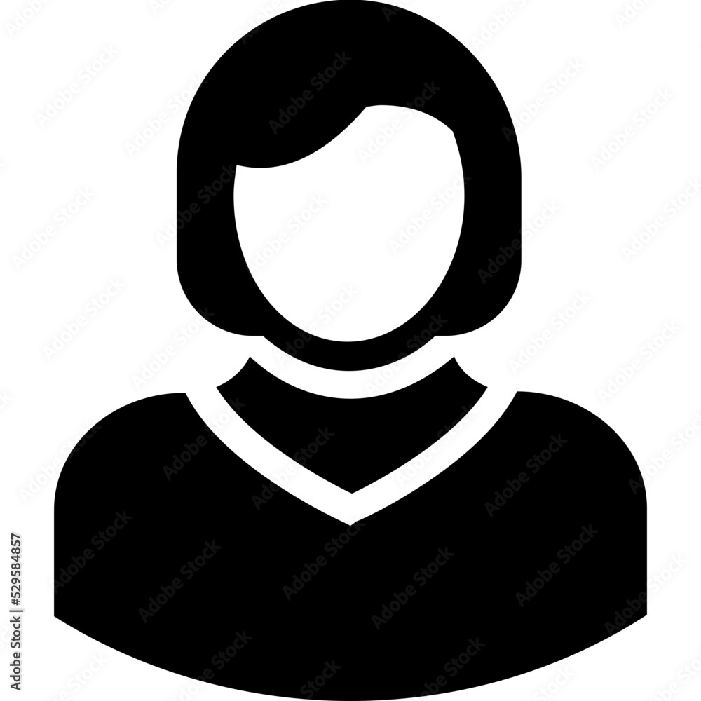 Lady Vector Icon Lady Vector Icon
