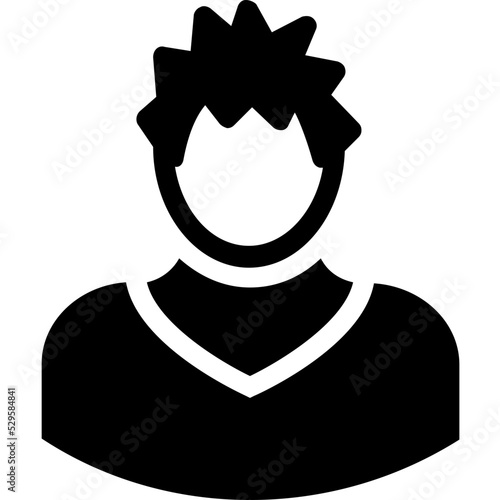 Fashion Boy Vector Icon