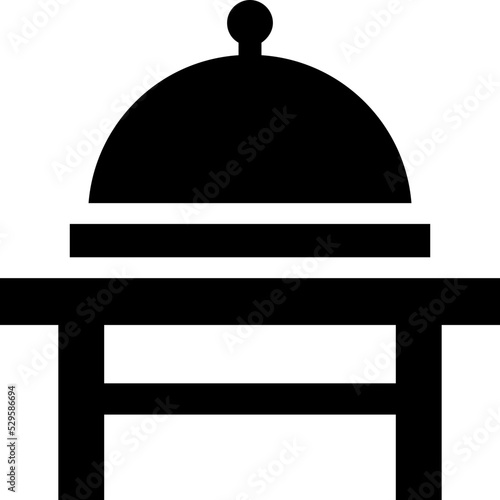 Platter Vector Icon