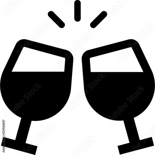 Toasting Vector Icon