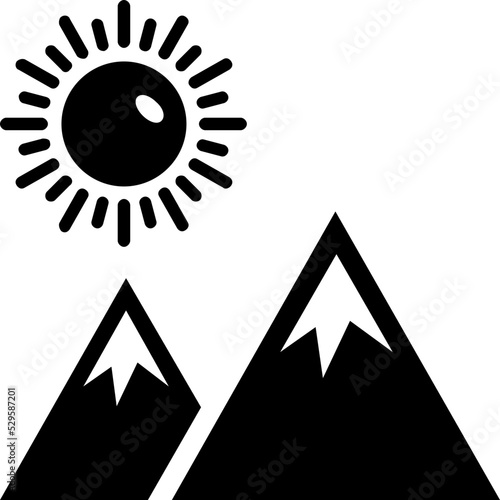 Mountain Vector Icon