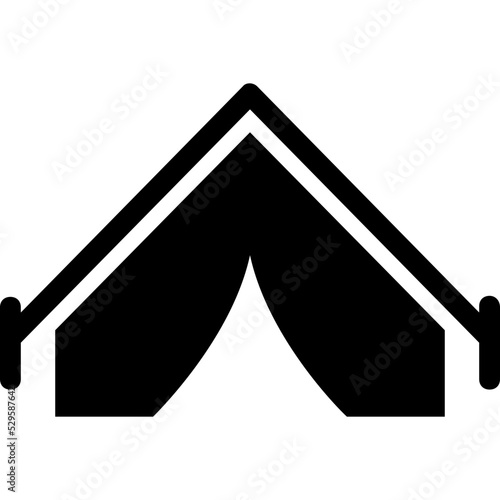 Tent Vector Icon