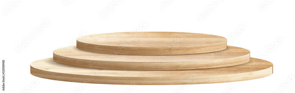 Wood Podium product display and platforms presentation mock up show cosmetic stage pedestal design isolated white background Wood Podium product display and platforms presentation mock up show cosmetic stage pedestal design isolated white background